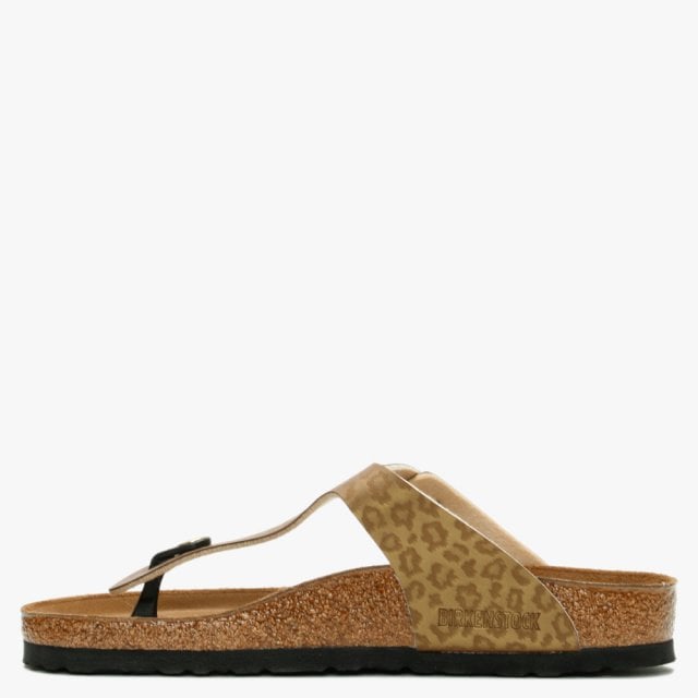 Women | Leopard print “Birkenstock” style platf | Yaga SA