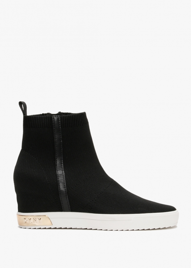 Cali II Black Wedge Trainers