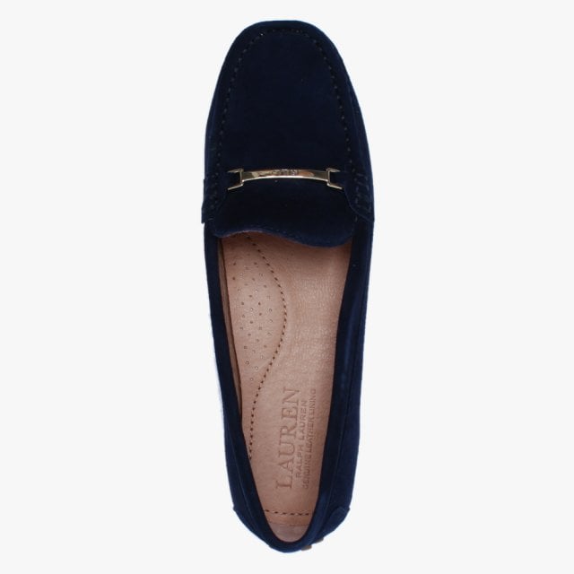 Lauren Ralph Lauren Briony Navy Suede Loafers